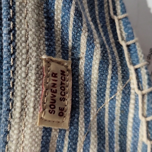 NEW Scotch & Soda Canvas Espadrilles in Blue & White Sz 7.5 (7 1/2) Flat Shoes - Picture 8 of 9